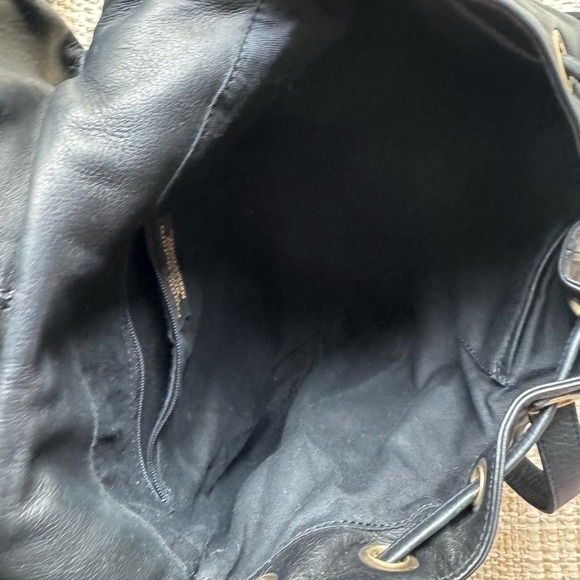 Gianni Notaro Made in Italy‎ Italian Pebbled Leather Convertible backpack - Picture 9 of 14